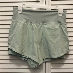 h&m mint green running shorts, super comfy
